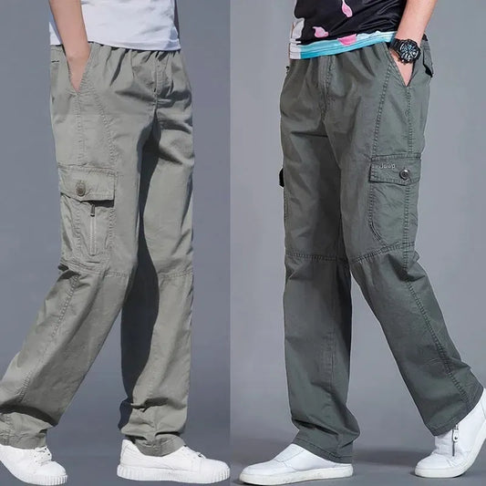 SUMMER SPRING MEN CARGO PANTS (PACK OF 2)