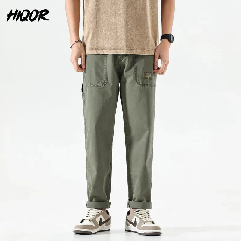 NEW MEN CASUAL STRAIGHT CARGO PANTS (PACK 2)