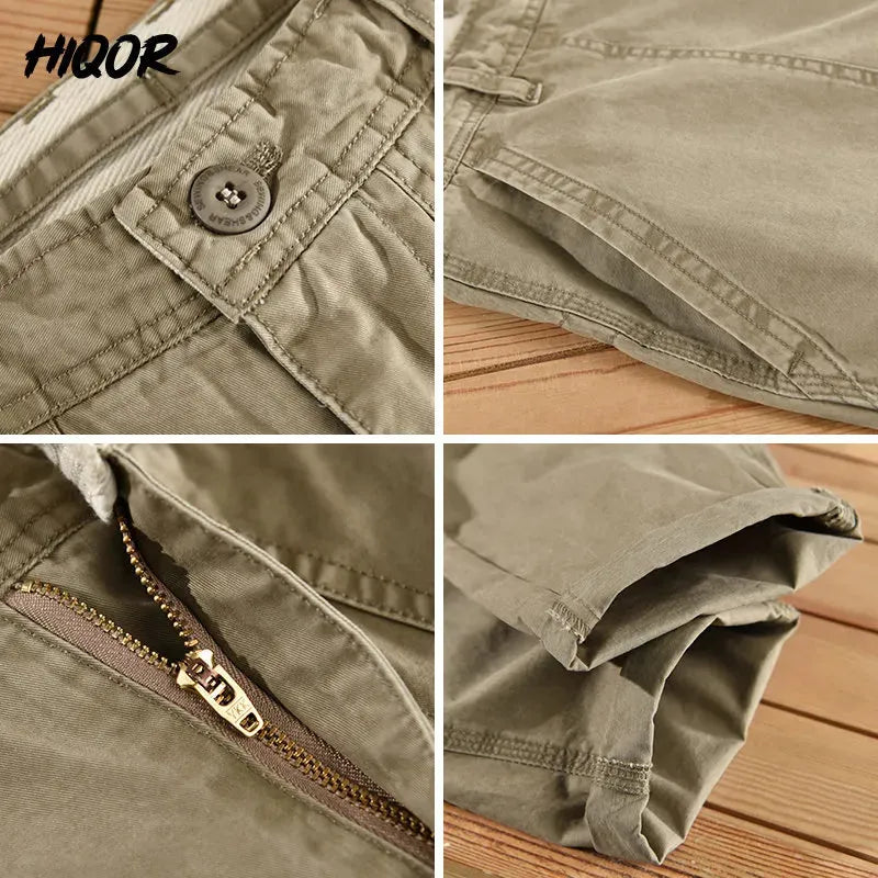 NEW MEN CASUAL STRAIGHT CARGO PANTS (PACK 2)