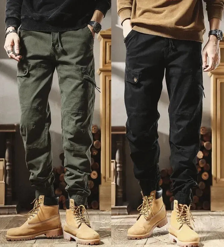 🔥FINAL DAY SALE 70% OFF🔥Men Trendy Cargo Trousers with Box Pockets [Pack of 2]